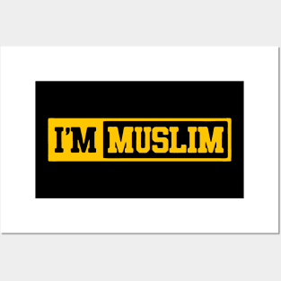 I'M MUSLIM Posters and Art